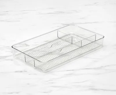 thinkkitchen Cutlery Tray, Transparent