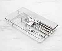 thinkkitchen Cutlery Tray, Transparent