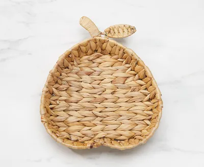 Hyacinth Apple-Shaped Storage Basket