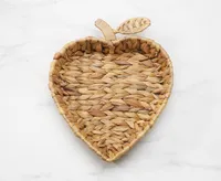 Hyacinth Heart-Shaped Storage Basket