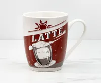 Retro Latte Mug, 400 ml