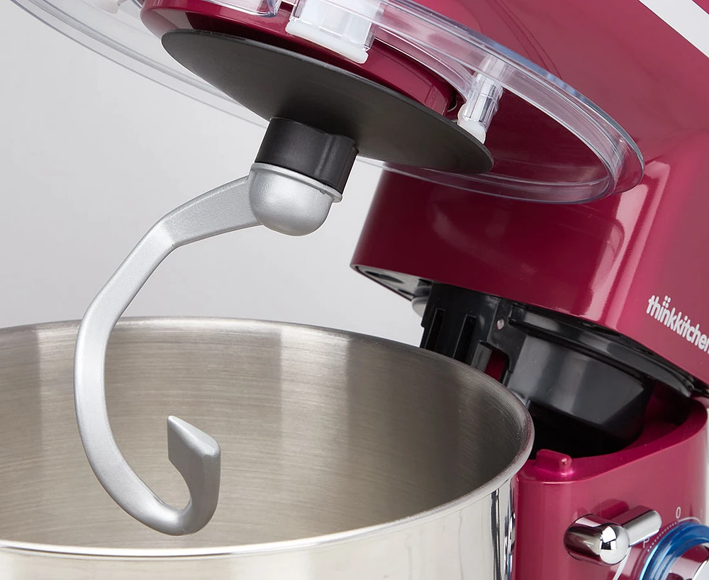 thinkkitchen Promix Plus Stand Mixer, 600W, Raspberry