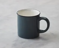 Vintage Rim Ceramic Mug, Pacific Blue, 10 oz