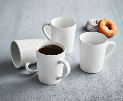 Everyday Coffee Mugs, Set of 4, 14 oz