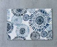 Sunburst Reversible Placemat, Blue