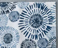 Sunburst Reversible Placemat, Blue