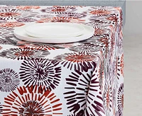 Sunburst Tablecloth, Raspberry, 60 x 120"