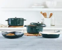 Remy Olivier Bennett Round Cast Iron Dutch Oven, Green, 4 L