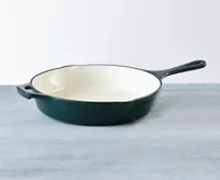 Remy Olivier Bennett Round Cast Iron Skillet, Green