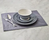 Gala 12-Pc Dinnerware Set, Blue & White