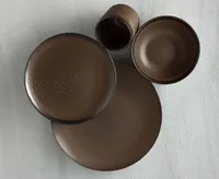 Kyoto Cocoa 16-Pc Dinnerware Set