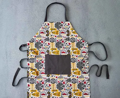 Chef Pizza Apron with Pocket
