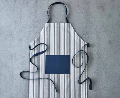 Chef Marina Stripes Apron with Pocket