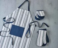 Chef Marina Stripes Apron with Pocket