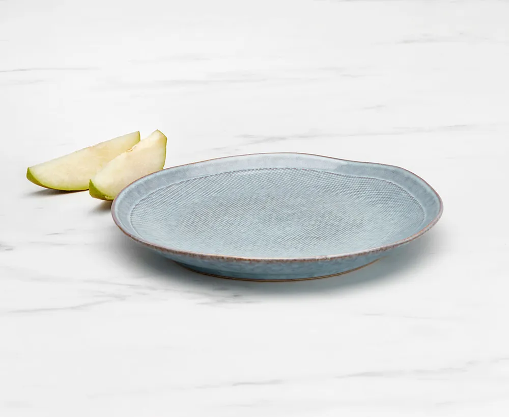 Linen Stoneware Side Plate