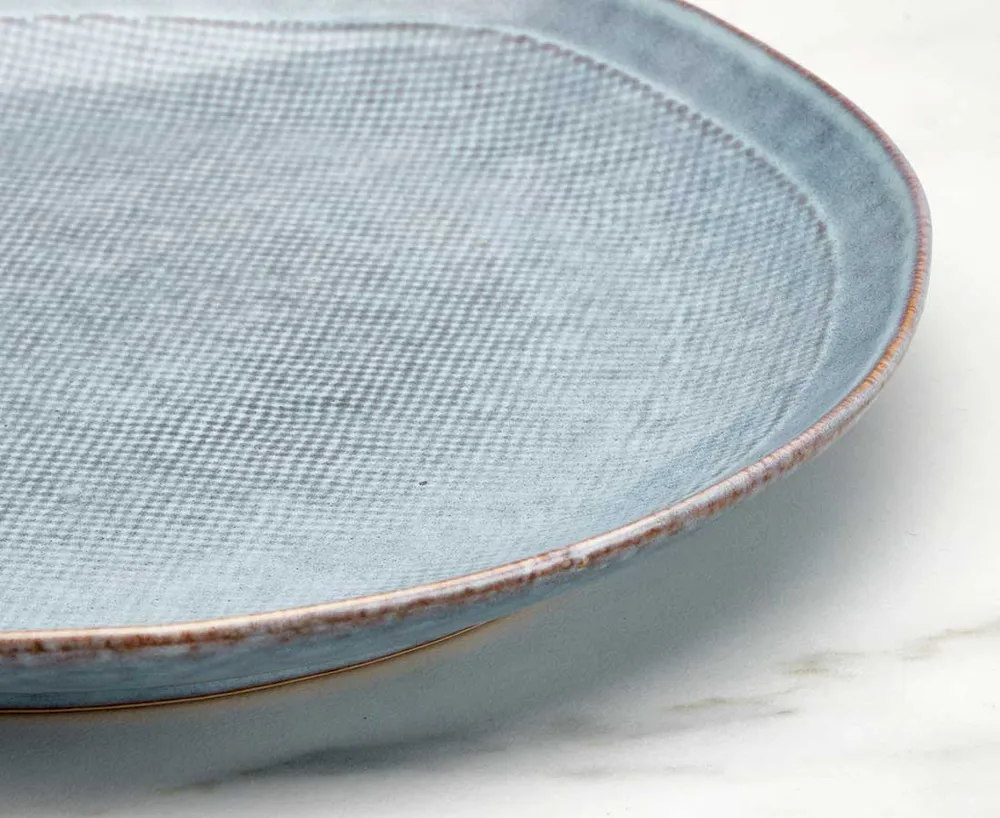 Linen Stoneware Side Plate