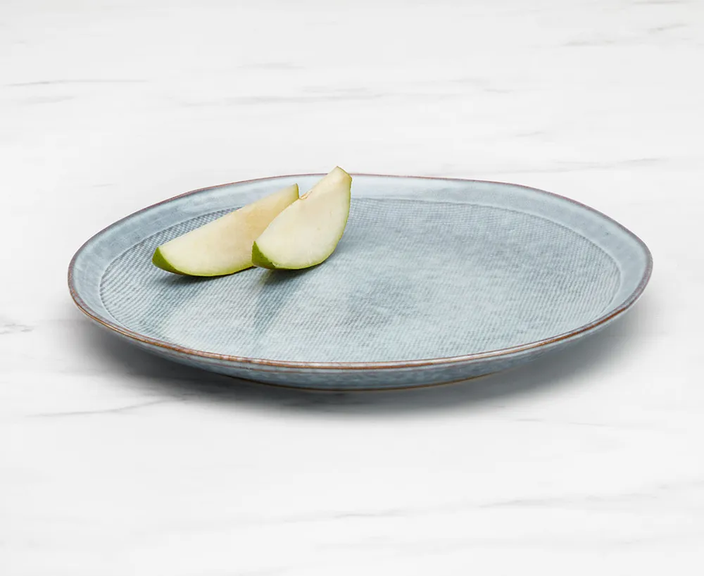 Linen Stoneware Dinner Plate