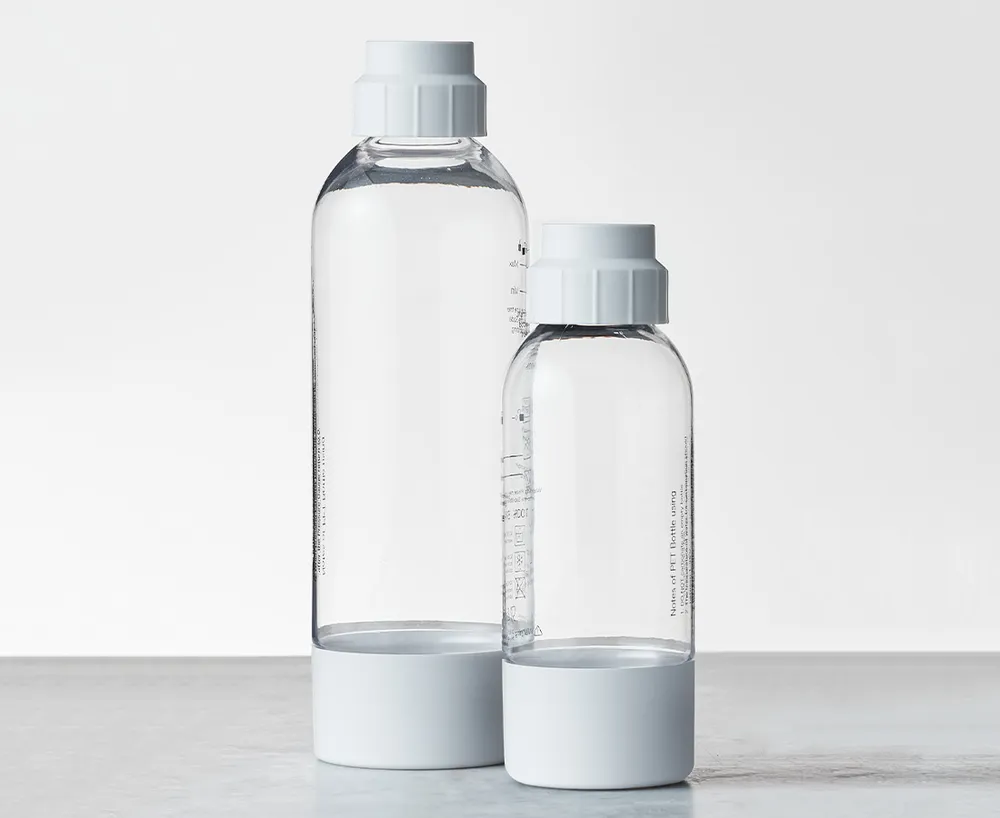 thinkkitchen Retro Carbonating Reusable Bottles, Set of 2