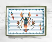Norseman Lobster Melamine Service Tray, 18.7 x 13''