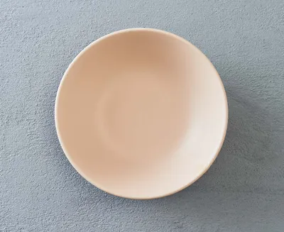 Velvet Meringue Round Ceramic Bowl, 20 cm