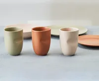 Velvet Meringue Ceramic Mug with Indentation, 320 ml