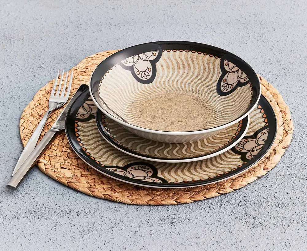 Far East 12-Pc Dinnerware Set