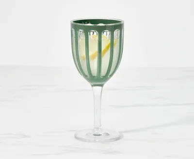 Rome Leaf Acrylic Wine Glass, 380 ml