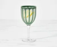 Rome Leaf Acrylic Wine Glass, 380 ml