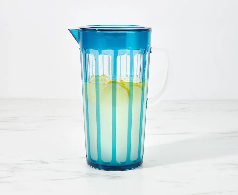 Rome Ocean Acrylic Pitcher, Aqua, 2.5 L