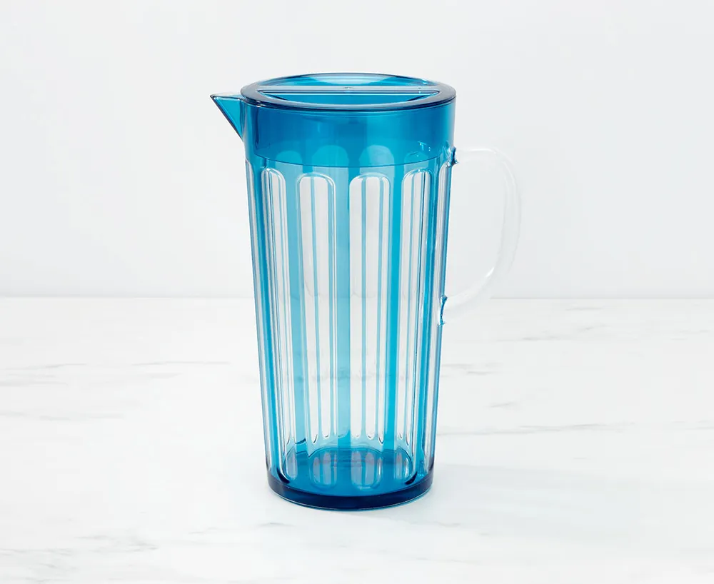 Rome Ocean Acrylic Pitcher, Aqua, 2.5 L