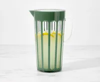 Rome Leaf Acrylic Pitcher, Emerald, 2.5 L