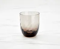 Ripple Acrylic Double Old-Fashioned Glass, Cocoa, 400 ml