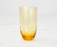 Ripple Acrylic Highball Glass, Amber, 510 ml