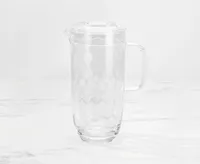 Ripple Acrylic Pitcher, Clear, 1.8 L