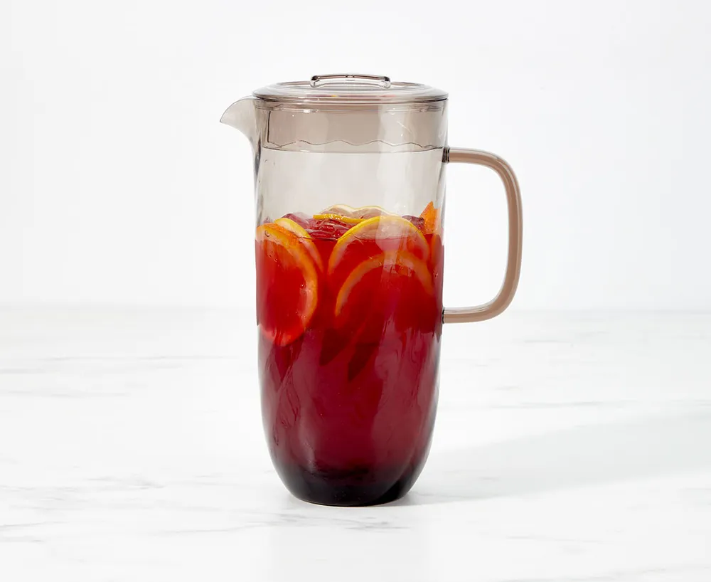 Ripple Acrylic Pitcher, Cocoa, 1.8 L