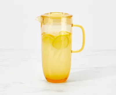 Ripple Acrylic Pitcher, Amber, 1.8 L