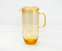 Ripple Acrylic Pitcher, Amber, 2.5 L