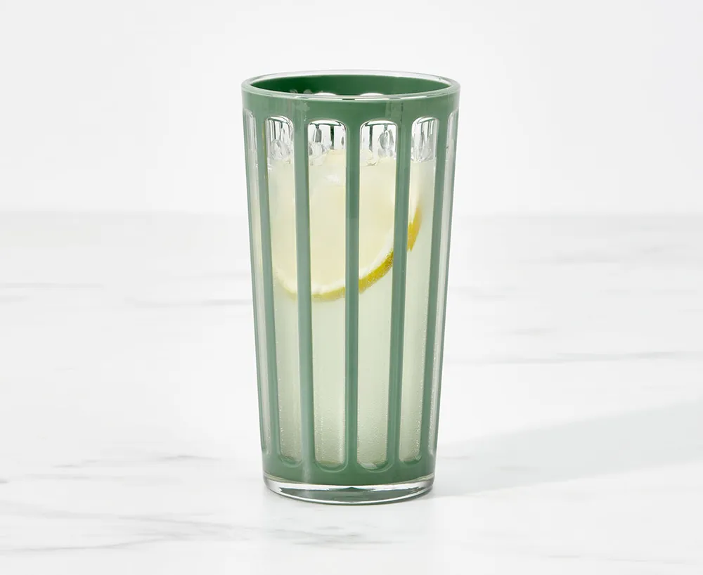 Rome Acrylic Leaf High-Ball Glass, 640 ml