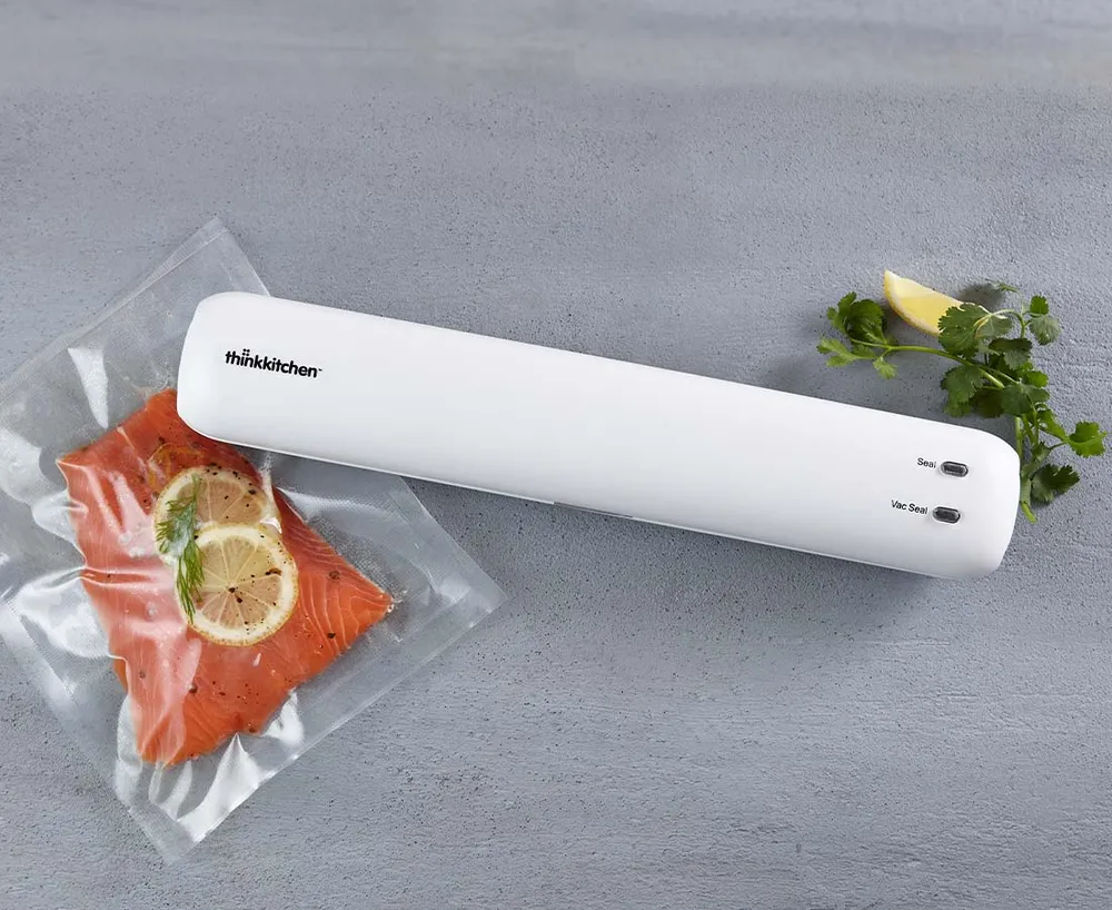 thinkkitchen Pro Vacuum Food Sealer, White, 1000 W