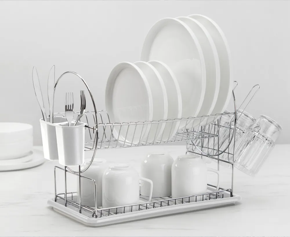 thinkkitchen Multi Dish Rack, White 