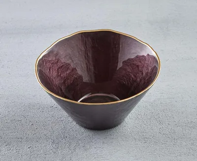 Figaro Round Bowl, 16 cm, Plum