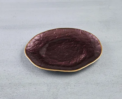 Figaro Dessert Plate, 19.5 cm, Plum
