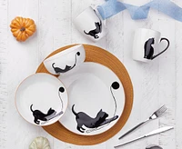 Coolest Cat 12-Pc Dinnerware Set