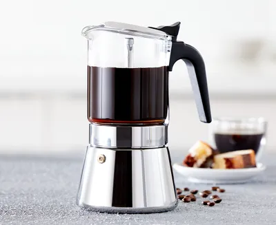 Java & Co Stovetop Espresso Maker, 360 ml