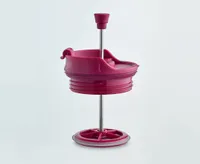 Java & Co Travel Mug Press, Raspberry, 350 ml