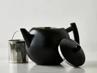 thinktea Kuro Teapot with Infuser, Black, 1.5 L