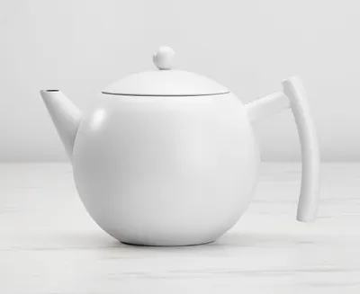 thinktea Shiro Teapot with Infuser, White, 1.5 L