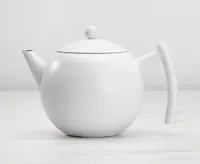 thinktea Shiro Teapot with Infuser, White, 1.5 L