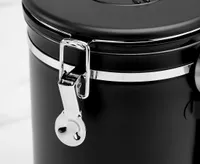 Java & Co. Kuro Canister with Spoon, Black