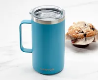 Canyon Stainless Steel Double-Wall Mug, Blue, 682 ml